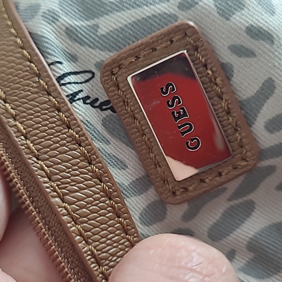 Guess Brown with White Straps Bag - Picture 6 of 7